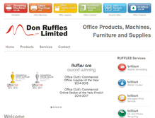 Tablet Screenshot of donruffles.co.uk